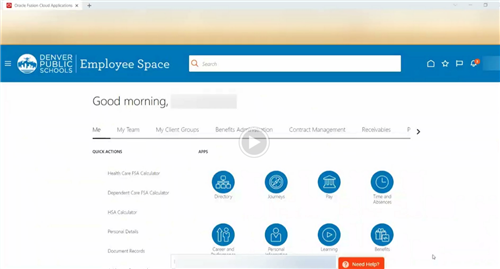 Video Demo of new Employee Space 